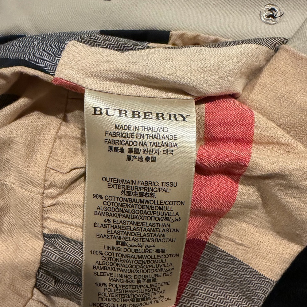 Burberry Brit Women's Beige Double-Breasted Trench Coat - Picture 9 of 10